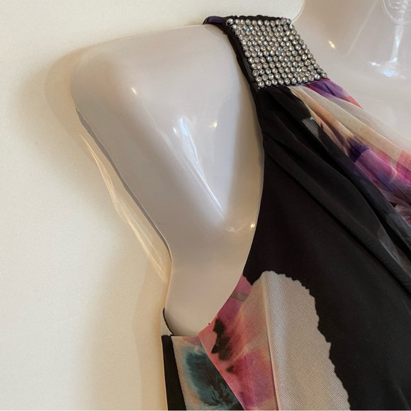 LeChateau One Shoulder Floral Maxi Dress Size XS - Picture 8 of 16